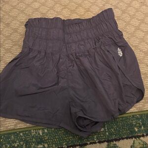 Dark Gray Ruffled Shorts